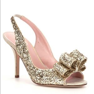 Kate Spade Metallic Charm Dress Sandal Size 8